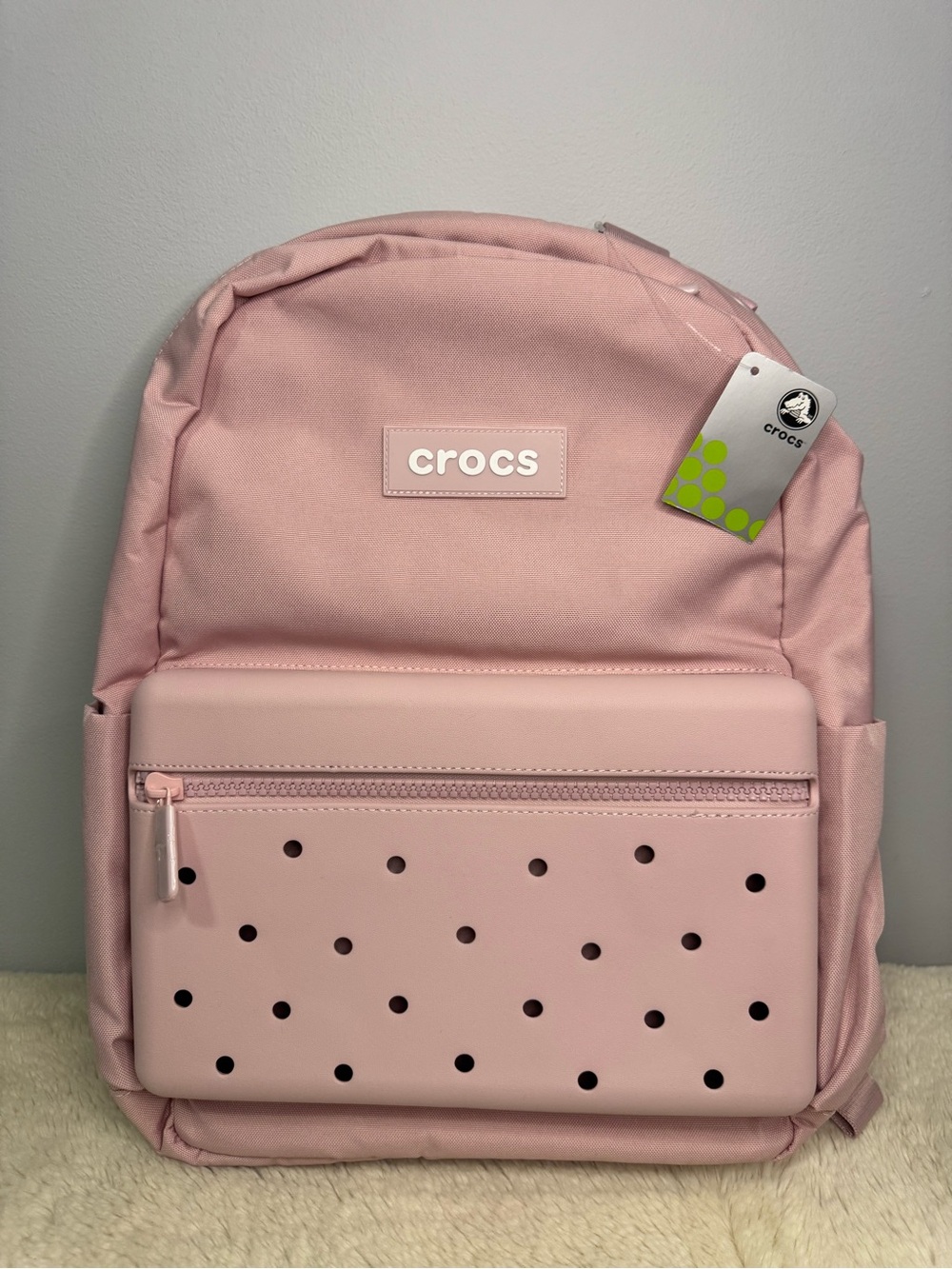 CROCS Kids Dusty Pink Backpack